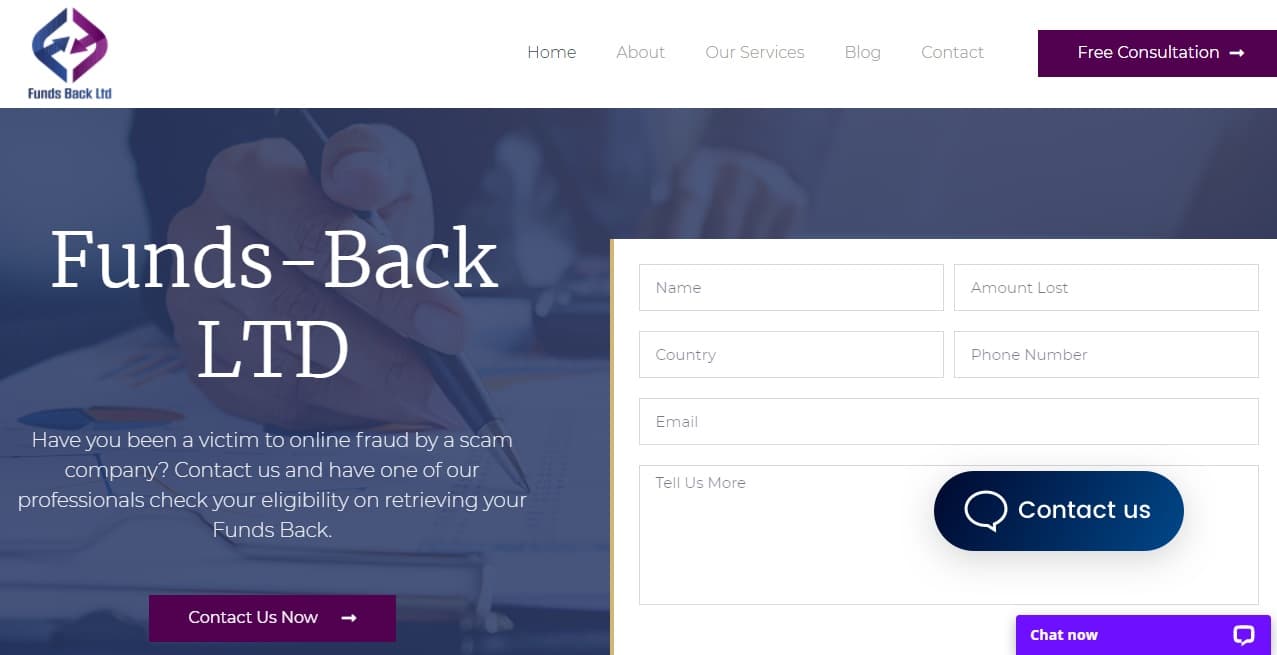 Funds-back Review – Will They Get Your Funds Back or Scam you?
