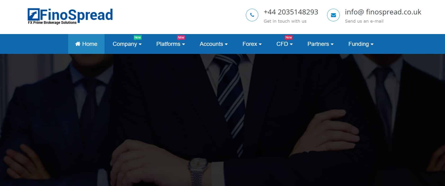 FinoSpread website