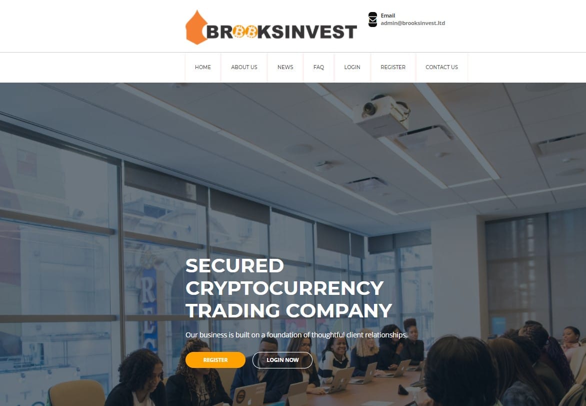 BrooksInvest website