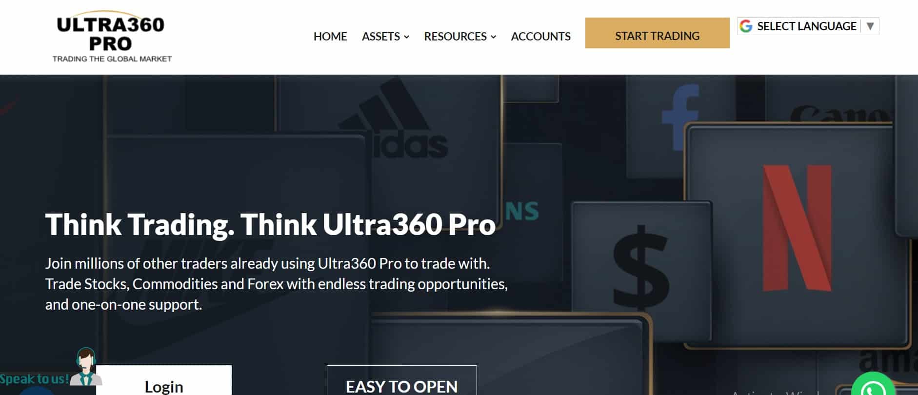 Ultra360pro website