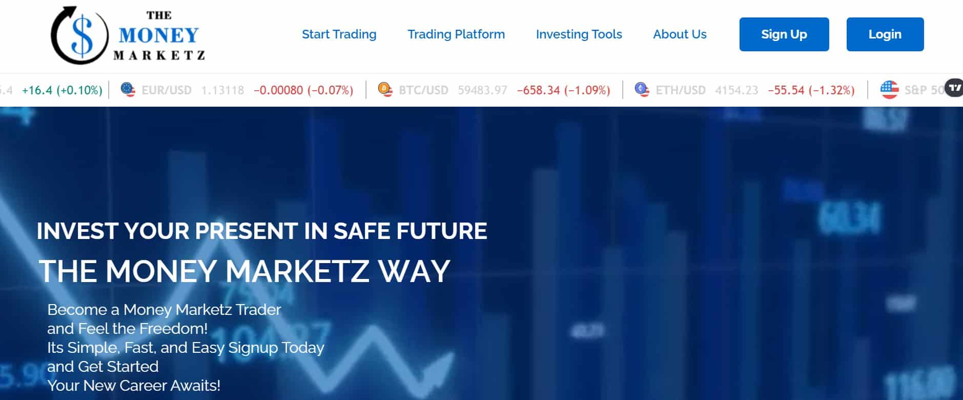 The Money Marketz website