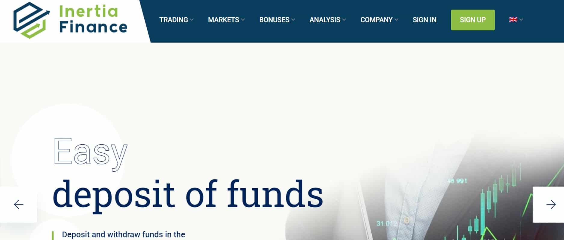 InertiaFinance website