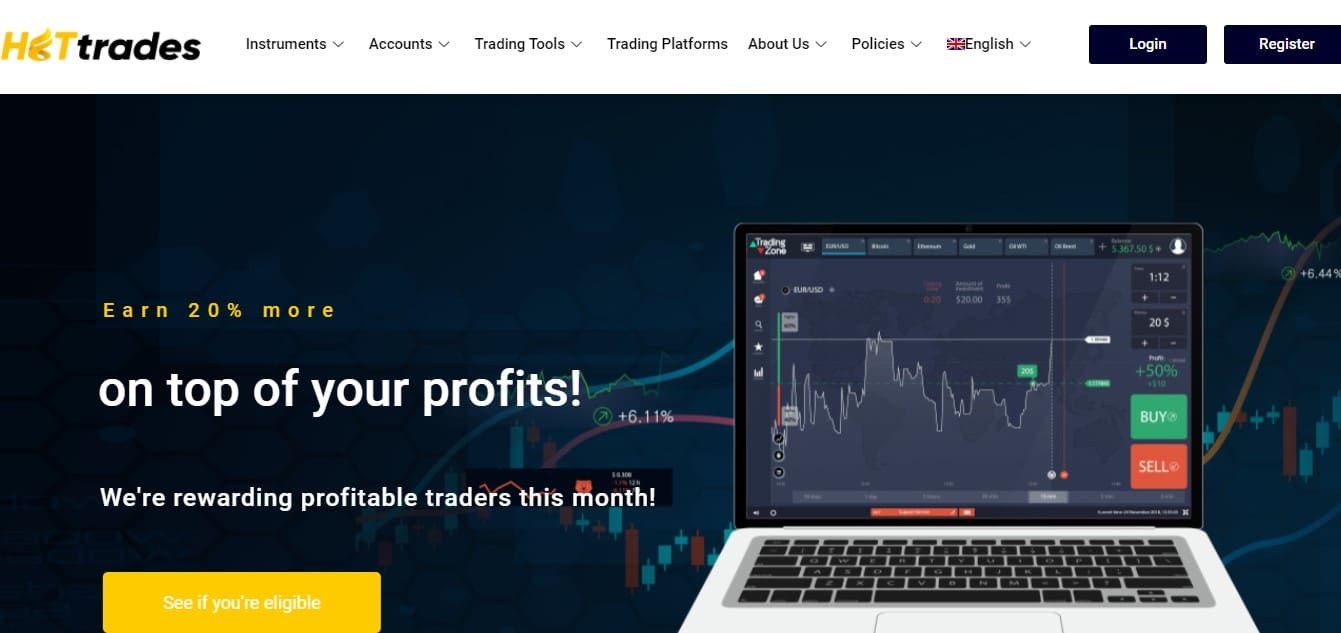 HotTrades website