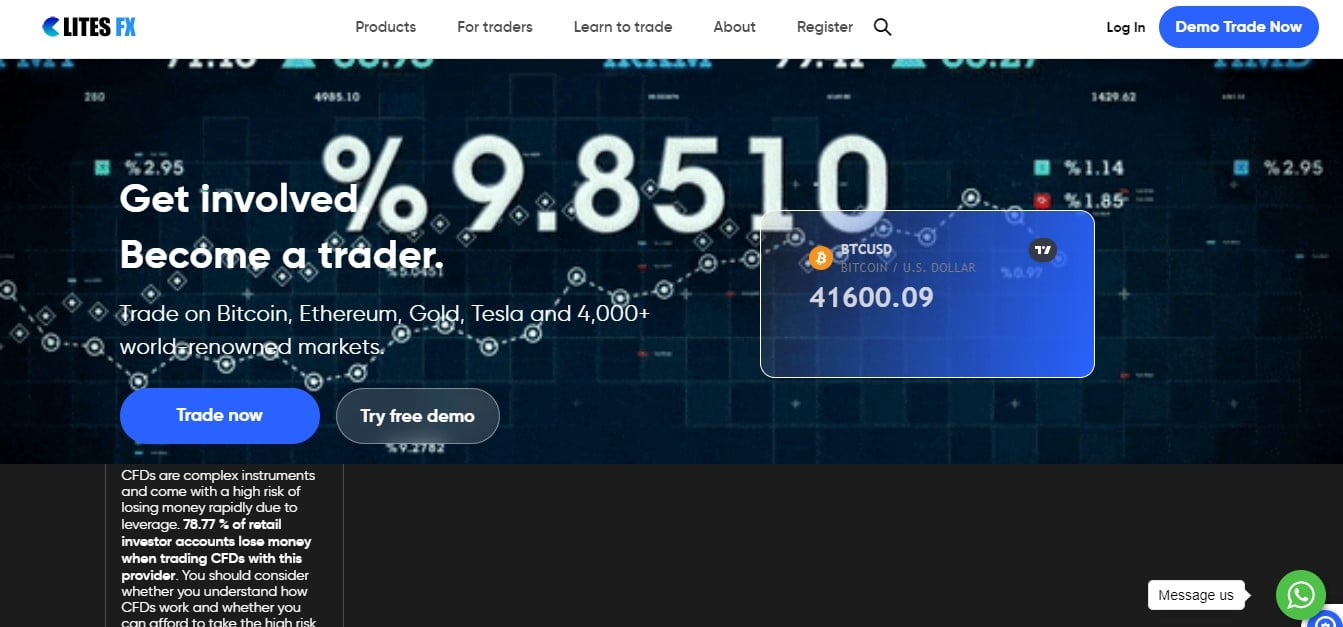 Litesfxtrade website