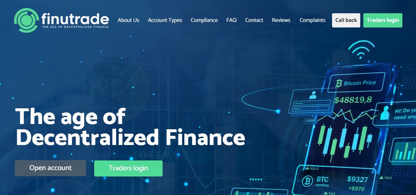 FinuTrade website