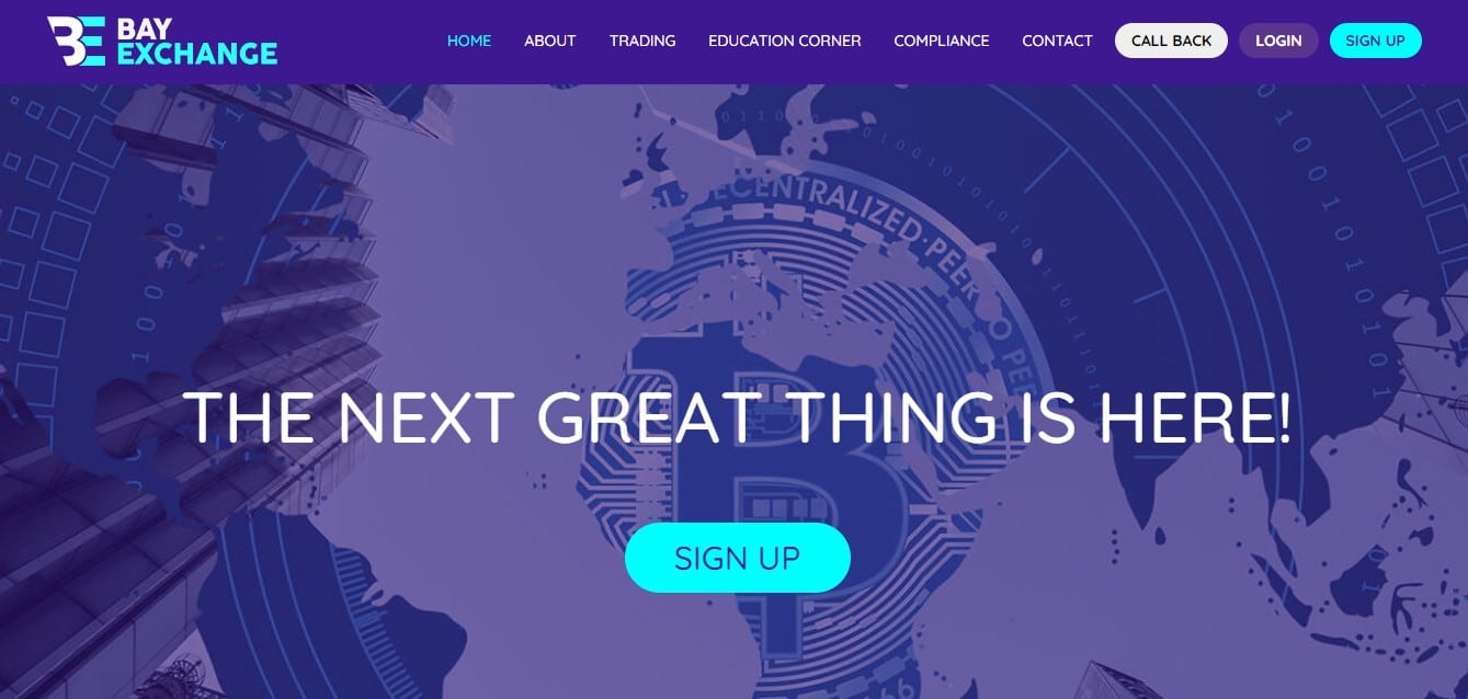 Bay Exchange website