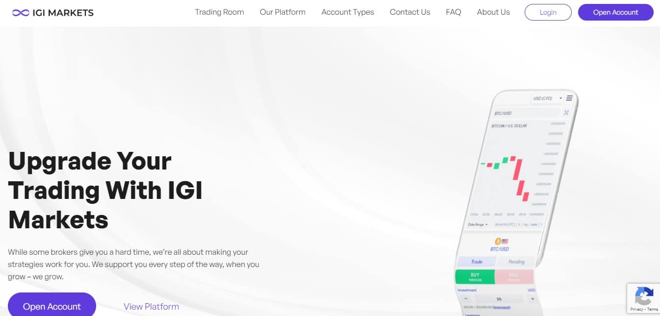 IGI Markets website