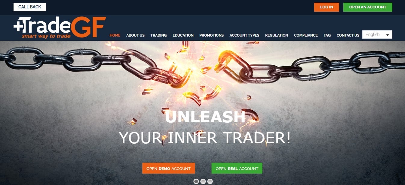 TradeGF website